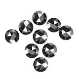 3 To 4 MM Rose Cut Natural Black Diamonds Lot