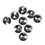 3 To 4 MM Rose Cut Natural Black Diamonds Lot
