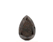0.50 Ct Pear Shape Salt and Pepper Diamond