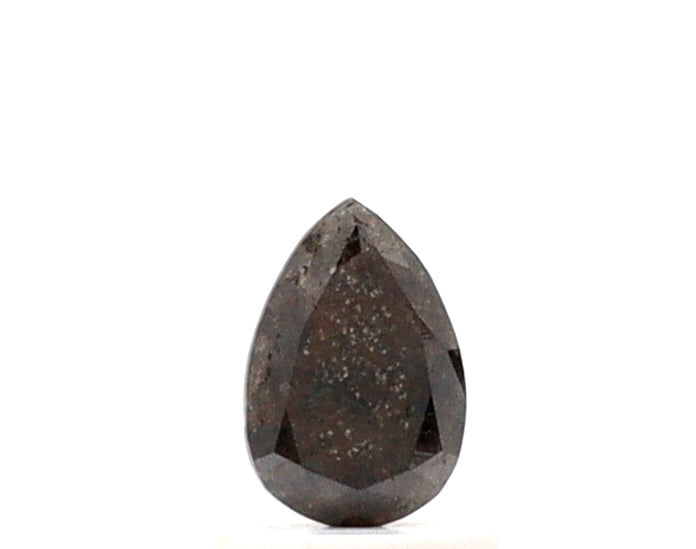 0.50 Ct Pear Shape Salt and Pepper Diamond