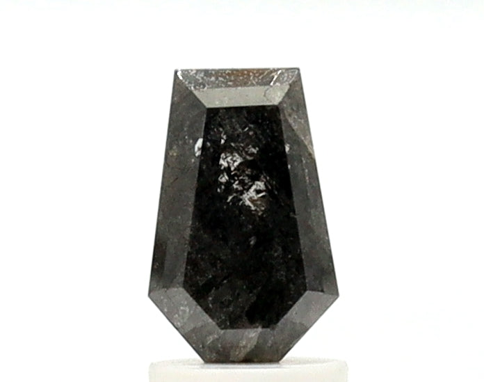 1.66ct Coffin Shape Salt and Pepper Diamond
