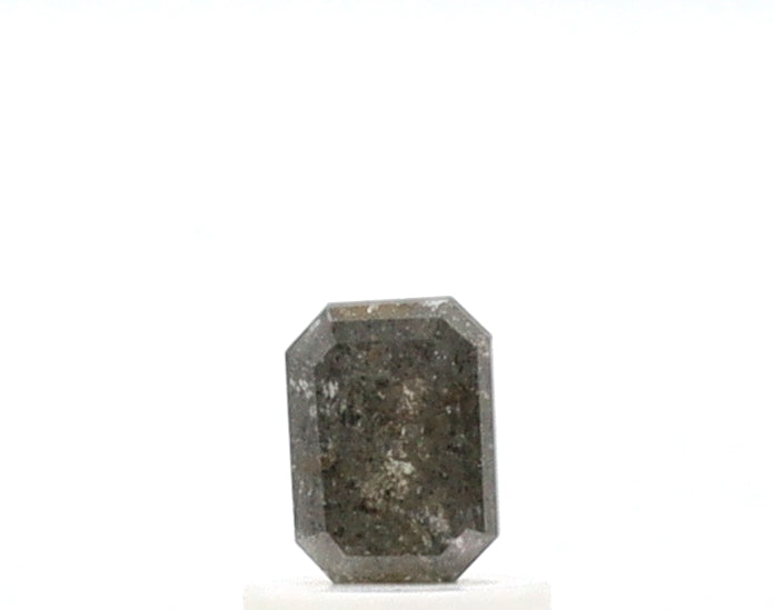 0.50 Ct Radiant Cut Salt and Pepper Diamond