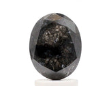 2.16ct Oval Shape Salt and Pepper Diamond