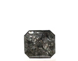 0.80 Ct Radiant Cut Salt and Pepper Diamond
