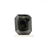 1.43 Ct Radiant Cut Salt and Pepper Diamond