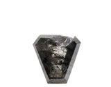 1 Carat Coffin Shape Salt and Pepper Diamond