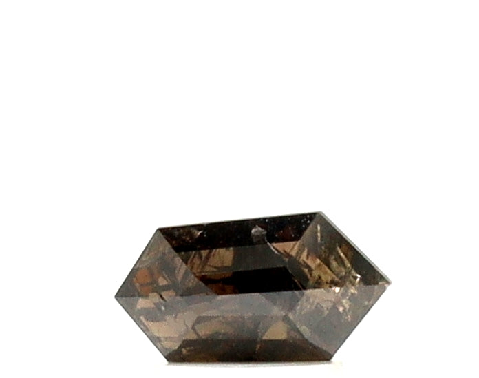 1 carat Shield Shape Salt and Pepper Diamond