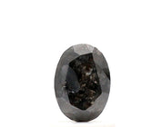 1.057 Ct Oval Cut Salt and Pepper Diamond