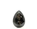 0.70 Ct Pear Cut Salt and Pepper Diamond