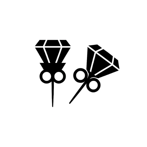 Black Diamond Earrings icon